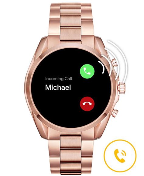 michael kors access gen 5 bradshaw gold-tone smartwatch|michael kors smart watch battery.